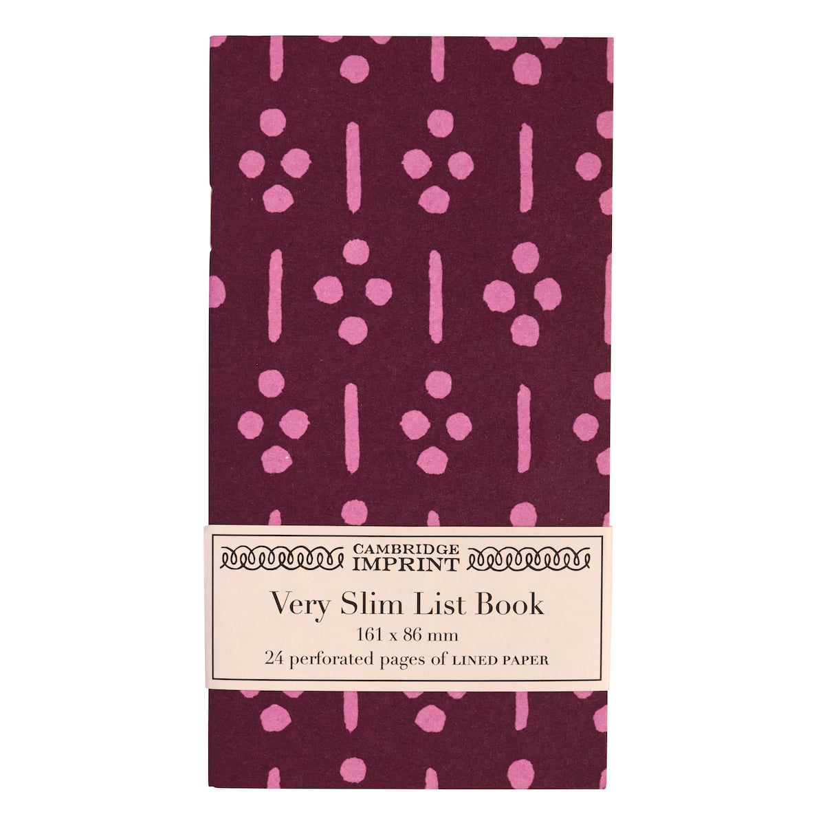 Cambridge Imprint - Slim List Book