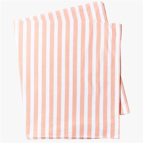 Woven Stripe Pink Tablecloth - Medium