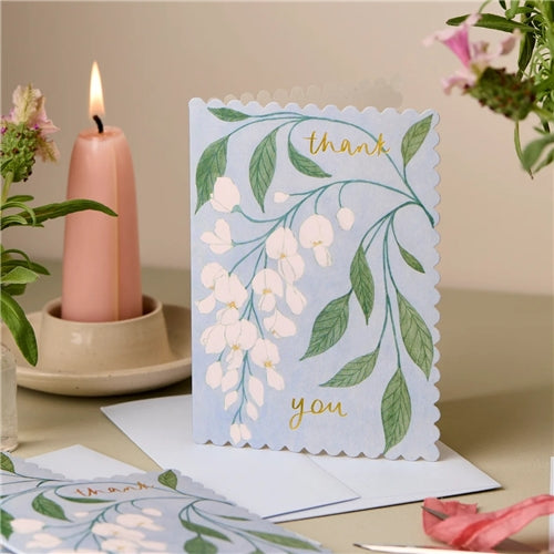 Wisteria Thank You Card
