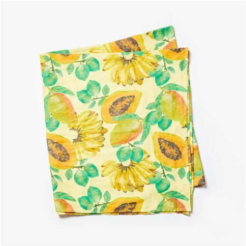 Fruit Salad Tablecloth in Yellow (250cm x 145cm)