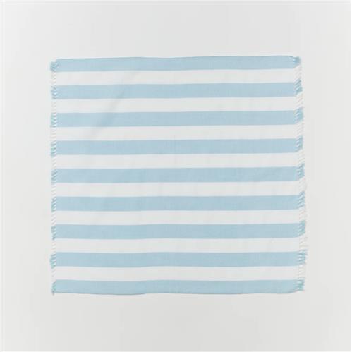 Woven Stripe Powder Blue Napkin