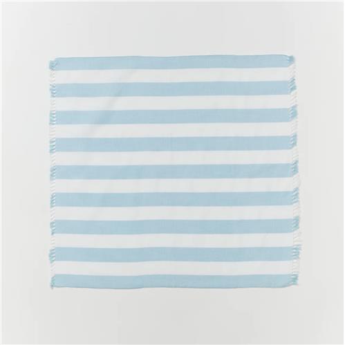Woven Stripe Powder Blue Napkin