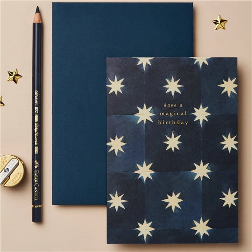 Navy Stars Have a Magical Birthday Card