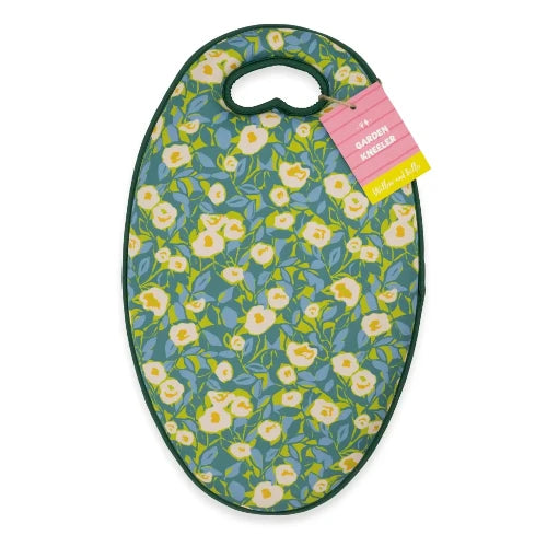 Bespoke Plants - Garden Kneeler - Abstract Floral Green
