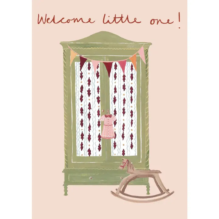 Welcome Baby Girl Card
