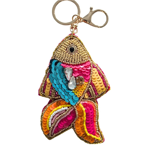 Handbeaded Keychain