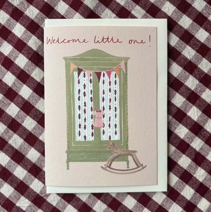Welcome Baby Girl Card