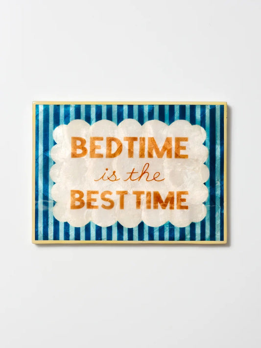 Bed Time is The Best Time Wall Tile