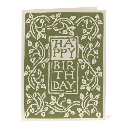 Green Vine 'Happy Birthday'
