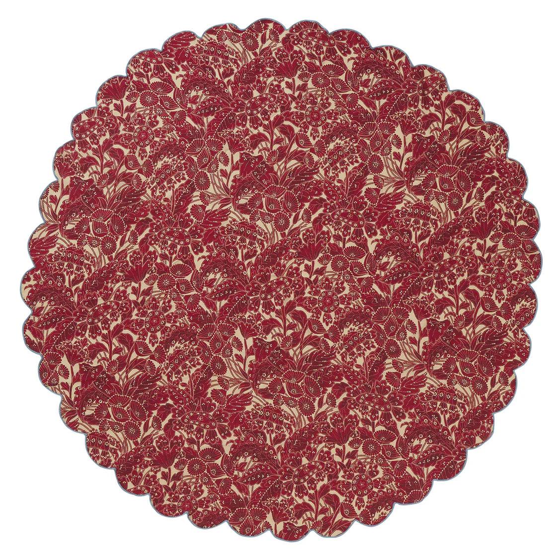 Lucia Round Tablecloth 180cm European Flax Linen