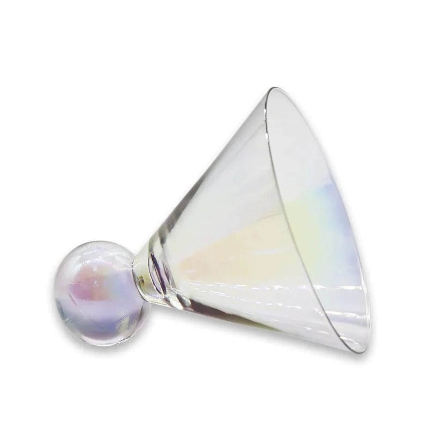 Iridescent Martini Glass