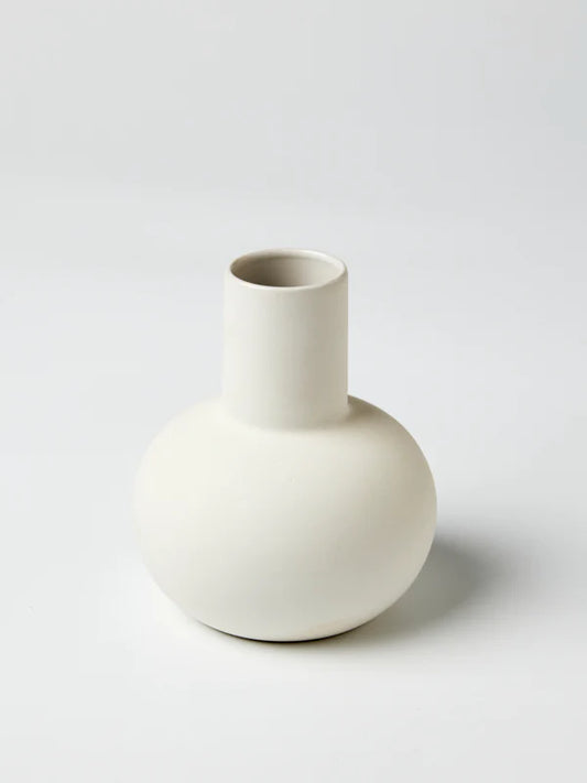 Happy Vase Small Pure White